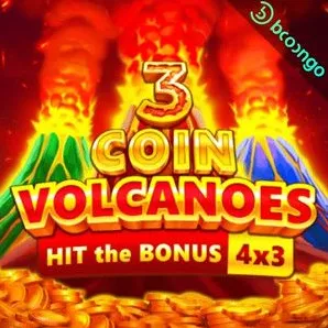 3 Coin Volcanoes slot cover